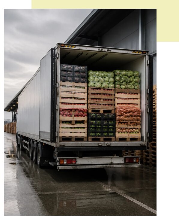 Перевозка плодоовощной продукции в Озёрск по цене от 5071 р. | Агросервис-Озр